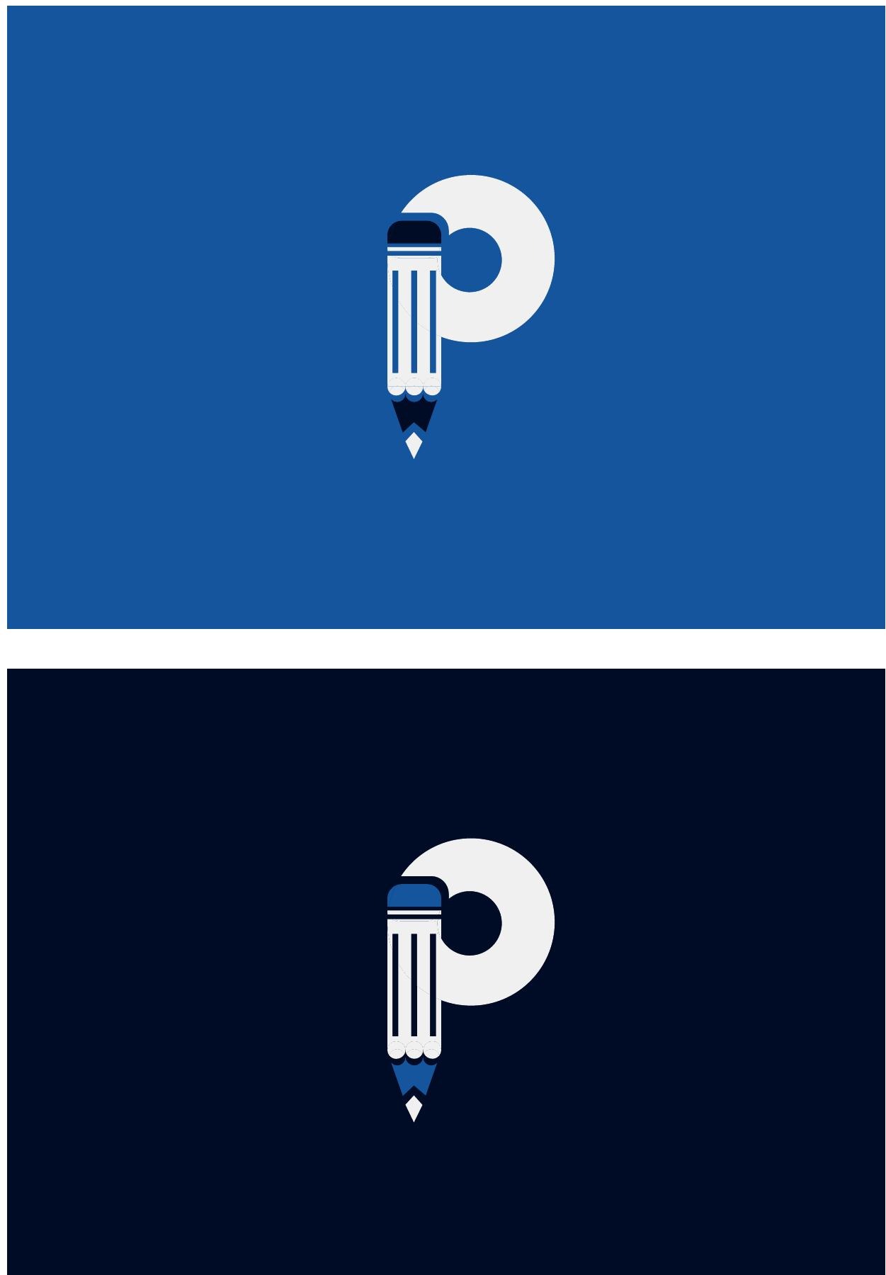 Icona del logo Pamela Learning Centre su sfondi diversi